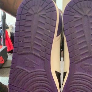 Air jordan 1 court purple